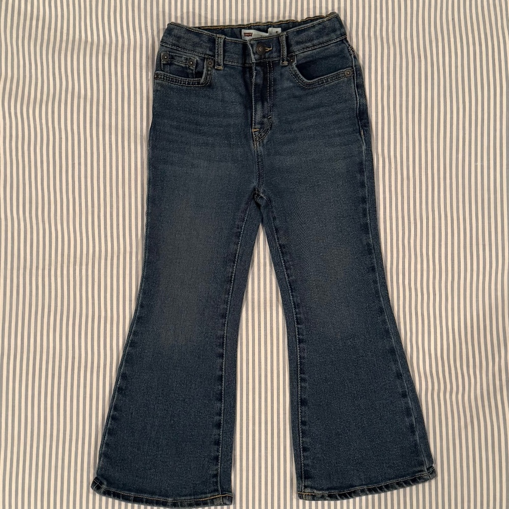 Levi's® Little Girls High Rise Baggy Flare Jeans